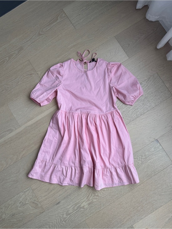 ASOS Dresses & Skirts - ASOS Mini Poplin Smock Dress in Light Pink